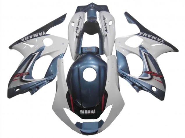 1996-2007 Dark Blue White Yamaha YZF600R Thundercat Motorcycle Fairings