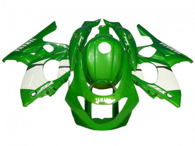 1996-2007 Green White Yamaha YZF600R Thundercat Motorcycle Fairing