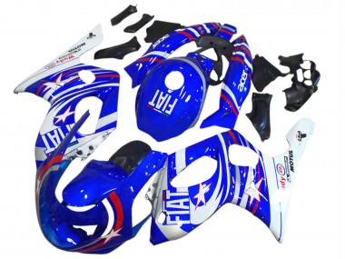 1996-2007 Blue White Silver Red Fiat Motul Yamaha YZF600R Thundercat Motorcycle Fairings