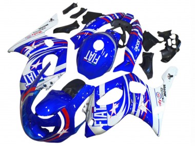 1996-2007 Blue White Silver Red Fiat Motul Yamaha YZF600R Thundercat Motorcycle Fairings