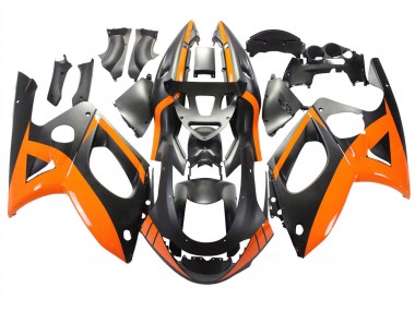 1996-2007 Black Orange Yamaha YZF600R Thundercat Motorcycle Fairings