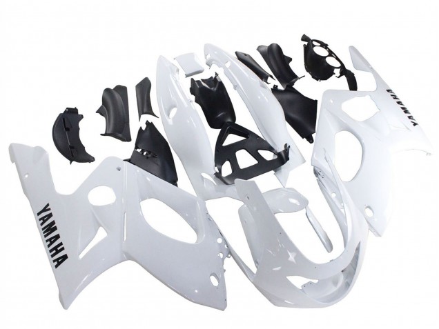 1996-2007 White Yamaha YZF600R Thundercat Motorcycle Fairing