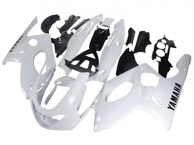 1996-2007 White Yamaha YZF600R Thundercat Motorcycle Fairing