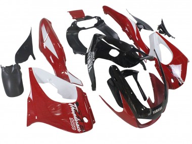 1997-2007 Red Black White Thunderace Yamaha YZF 1000R Thunderace Motorcycle Fairing Kits