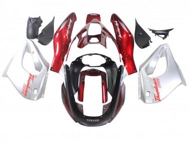 1997-2007 Red Silver Thunderace Yamaha YZF 1000R Thunderace Motorcycle Fairings