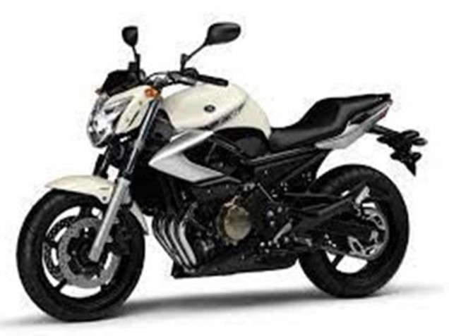 2009-2012 White Silver Black Yamaha XJ6 Motorcycle Fairings
