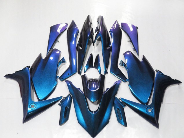 2019-2021 Gradient Dark Blue Purple Yamaha TMAX560 Motorcycle Fairings