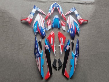 2019-2021 Light Blue Red Black Yamaha TMAX560 Motorcycle Fairings