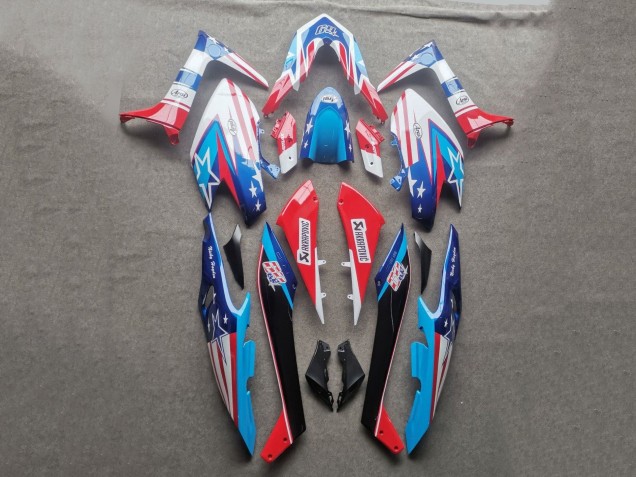 2019-2021 Light Blue Red Black Yamaha TMAX560 Motorcycle Fairings
