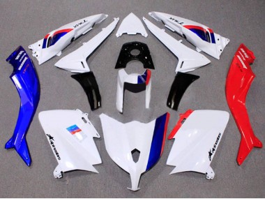 2012-2014 White Red Blue Yamaha TMAX530 Motorcycle Fairing