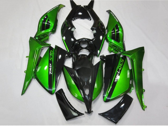 2012-2014 Glossy Green Black Yamaha TMAX530 Motorcycle Fairings