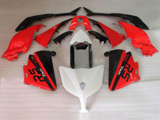 2012-2014 White Red Black Yamaha TMAX530 Motorcycle Fairings