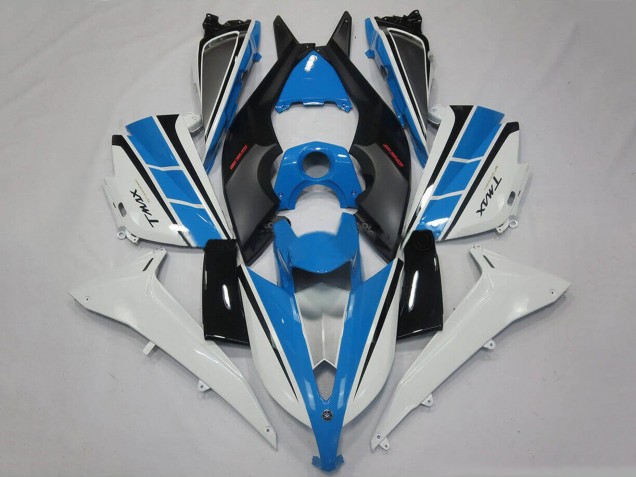 2012-2014 White Blue Black Yamaha TMAX530 Motorcycle Fairings