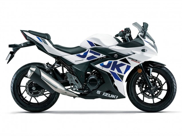 2017-2020 White Blue Black Suzuki GSX250R Motorcycle Fairings