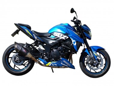 2017-2022 Blue Ecstar Suzuki GSX-S 750 Motorcycle Fairings