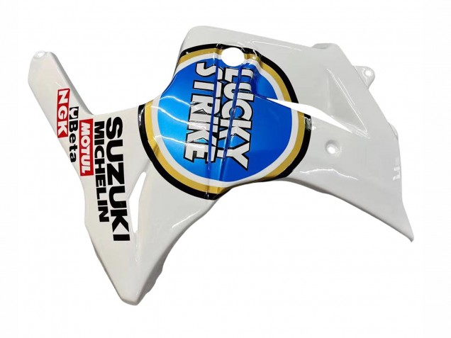 2003-2013 White Blue Lucky Strike Motul Suzuki SV650 Motorcycle Fairings