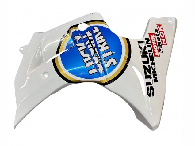 2003-2013 White Blue Lucky Strike Motul Suzuki SV650 Motorcycle Fairings