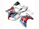 2003-2013 White Red Blue Martini Suzuki SV650 Motorcycle Fairings