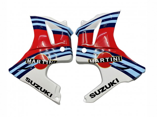 2003-2013 White Red Blue Martini Suzuki SV650 Motorcycle Fairings
