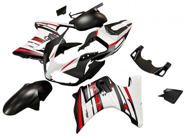 2003-2013 White Red Black Suzuki SV650 Motorcycle Fairings