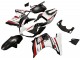 2003-2013 White Red Black Suzuki SV650 Motorcycle Fairings