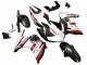 2003-2013 White Red Black Suzuki SV650 Motorcycle Fairings