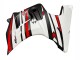 2003-2013 White Red Black Suzuki SV650 Motorcycle Fairings