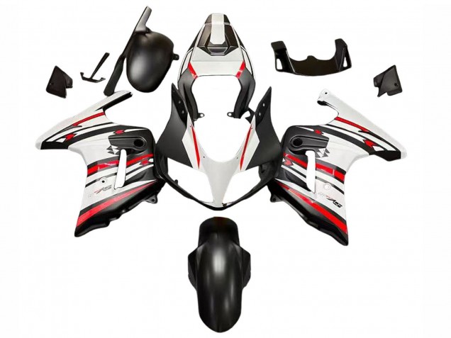 2003-2013 White Red Black Suzuki SV650 Motorcycle Fairings