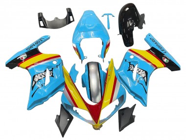 2003-2013 Blue Yellow Red Silver Shark Suzuki SV650 Motorcycle Fairings