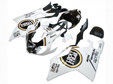 2003-2006 White Black Lucky Strike Motul Michelin Aprilia RSV1000 Motorcycle Fairings