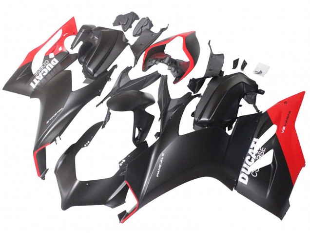2020-2024 Red Matte Black Corse Ducati Panigale V2 Motorcycle Fairings