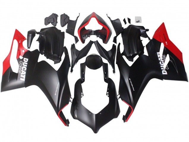 2020-2024 Red Matte Black Corse Ducati Panigale V2 Motorcycle Fairings