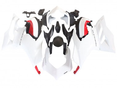 2020-2024 White Red Matte Black Ducati Panigale V2 Motorcycle Fairings