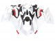2020-2024 White Red Matte Black Ducati Panigale V2 Motorcycle Fairings