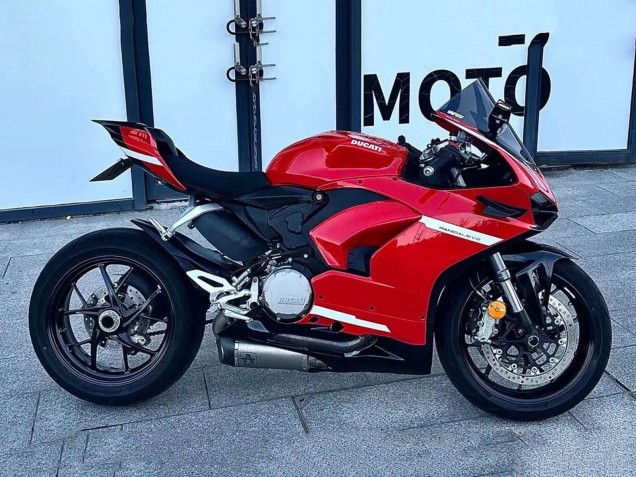 2020-2024 Red White Ducati Panigale V2 Motorcycle Fairings