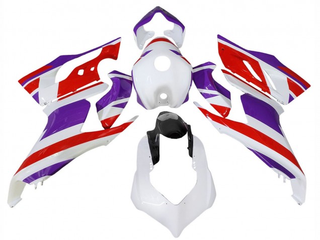 2020-2024 White Purple Red Glossy Black Ducati Panigale V2 Motorcycle Fairings