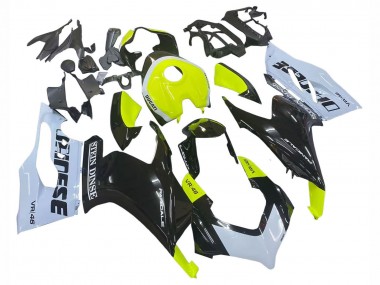 2020-2024 White Lime Green Glossy Black Stein Dinse VR 46 Ducati Panigale V2 Motorcycle Fairings