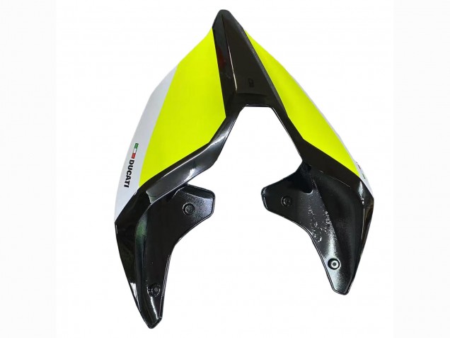 2020-2024 White Lime Green Glossy Black Stein Dinse VR 46 Ducati Panigale V2 Motorcycle Fairings