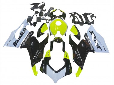 2020-2024 White Lime Green Glossy Black Stein Dinse VR 46 Ducati Panigale V2 Motorcycle Fairings