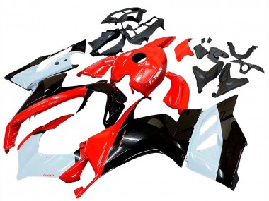 2020-2024 White Red Glossy Black Ducati Panigale V2 Motorcycle Fairing Kits