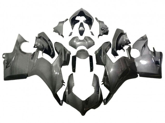 2018-2019 Black Carbon Fiber Style Ducati Panigale V4 V4S Motorcycle Fairings