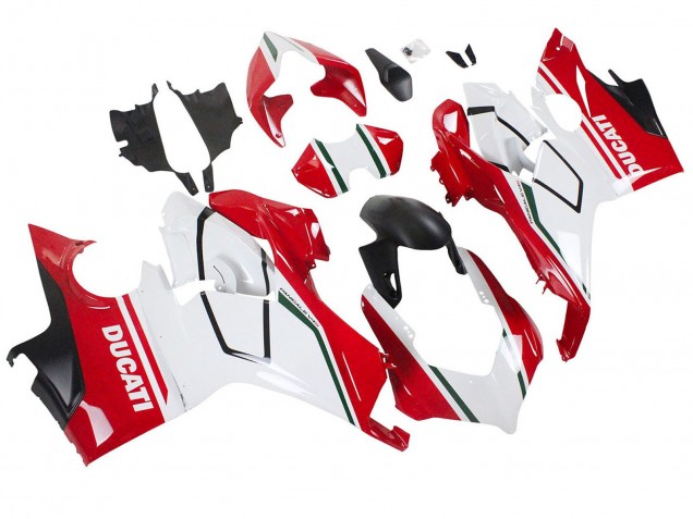 2018-2019 White Red Matte Black Ducati Panigale V4 V4S Motorcycle Fairings