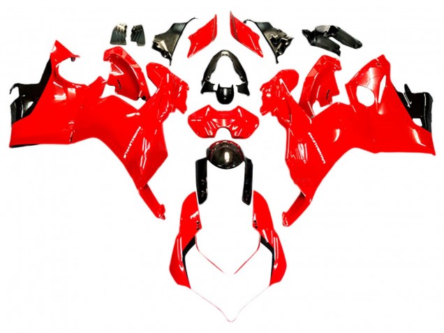 2018-2019 White Red Glossy Black Ducati Panigale V4 V4S Motorcycle Fairings