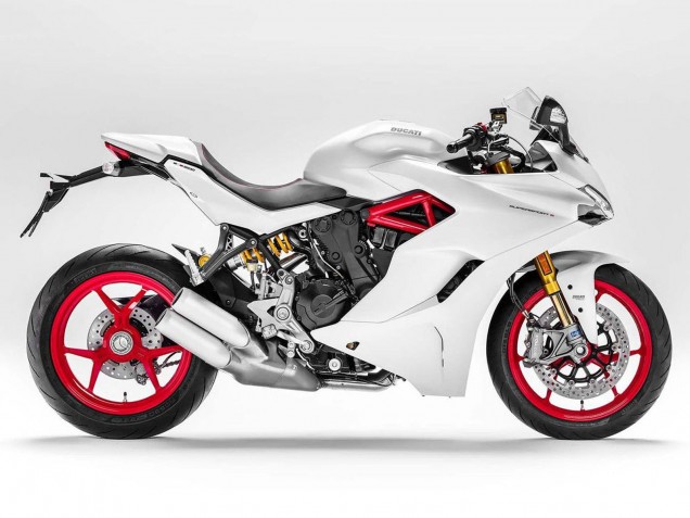2017-2022 White Ducati Supersport 939/939S Motorcycle Fairings