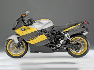 2005-2010 Yellow Silver Matte Black BMW K1200S Motorcycle Fairings