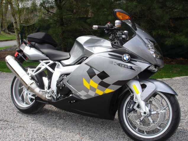 2005-2010 Silver Yellow Black BMW K1200S Motorcycle Fairing