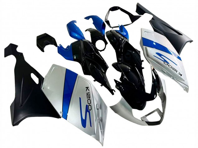 2005-2010 Silver Blue Black BMW K1200S Bike Fairings