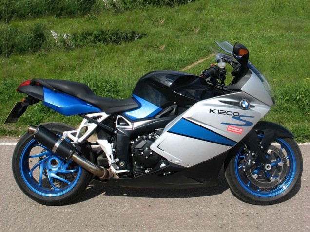 2005-2010 Silver Blue Black BMW K1200S Bike Fairings