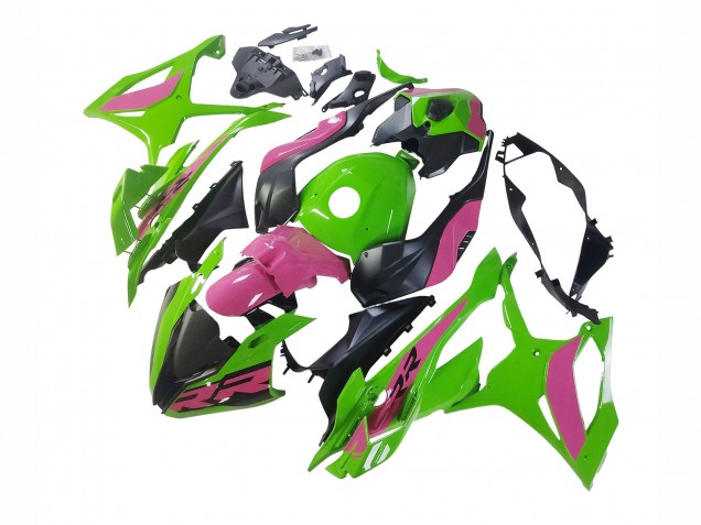 2023-2024 Pink Green Black BMW S1000RR Motorcycle Fairings