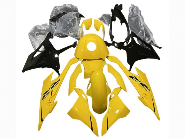 2023-2024 Yellow Glossy Black BMW S1000RR Motorcycle Fairings